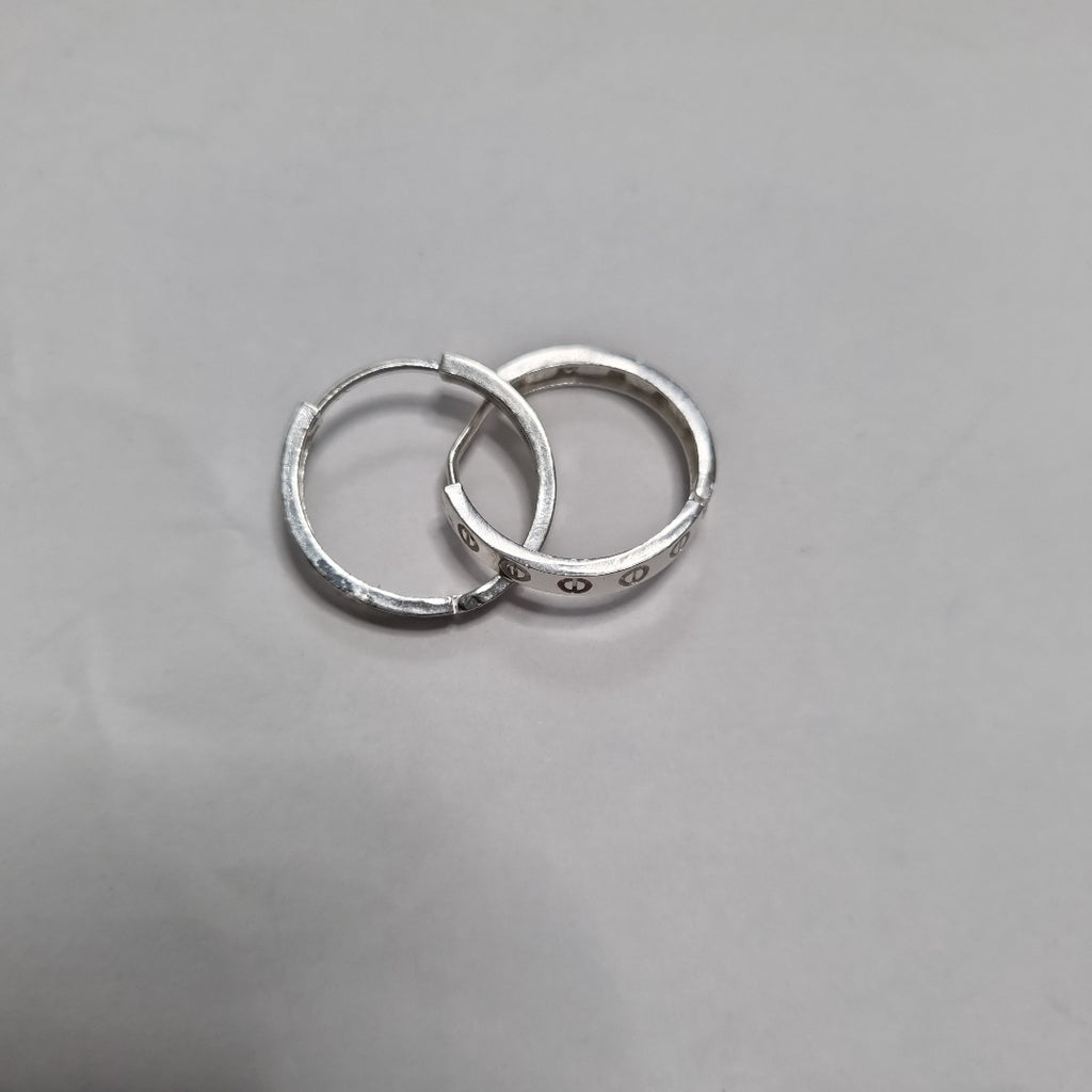 ARETES ARRACADAS FIG TORNILLOS PLATA .925 2.63 GR (NUEVO)