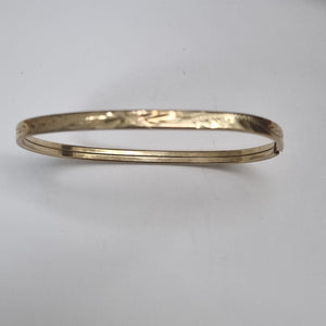 PULSERA RIGIDA ORO 10 K 4.3 GRMS (SEMINUEVO)