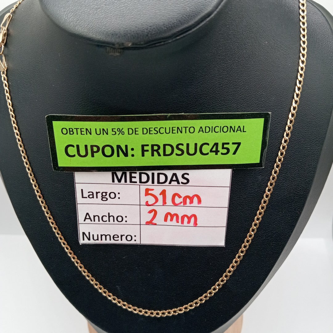 CADENA ORO 10 K 4,70 GRMS (SEMINUEVO)