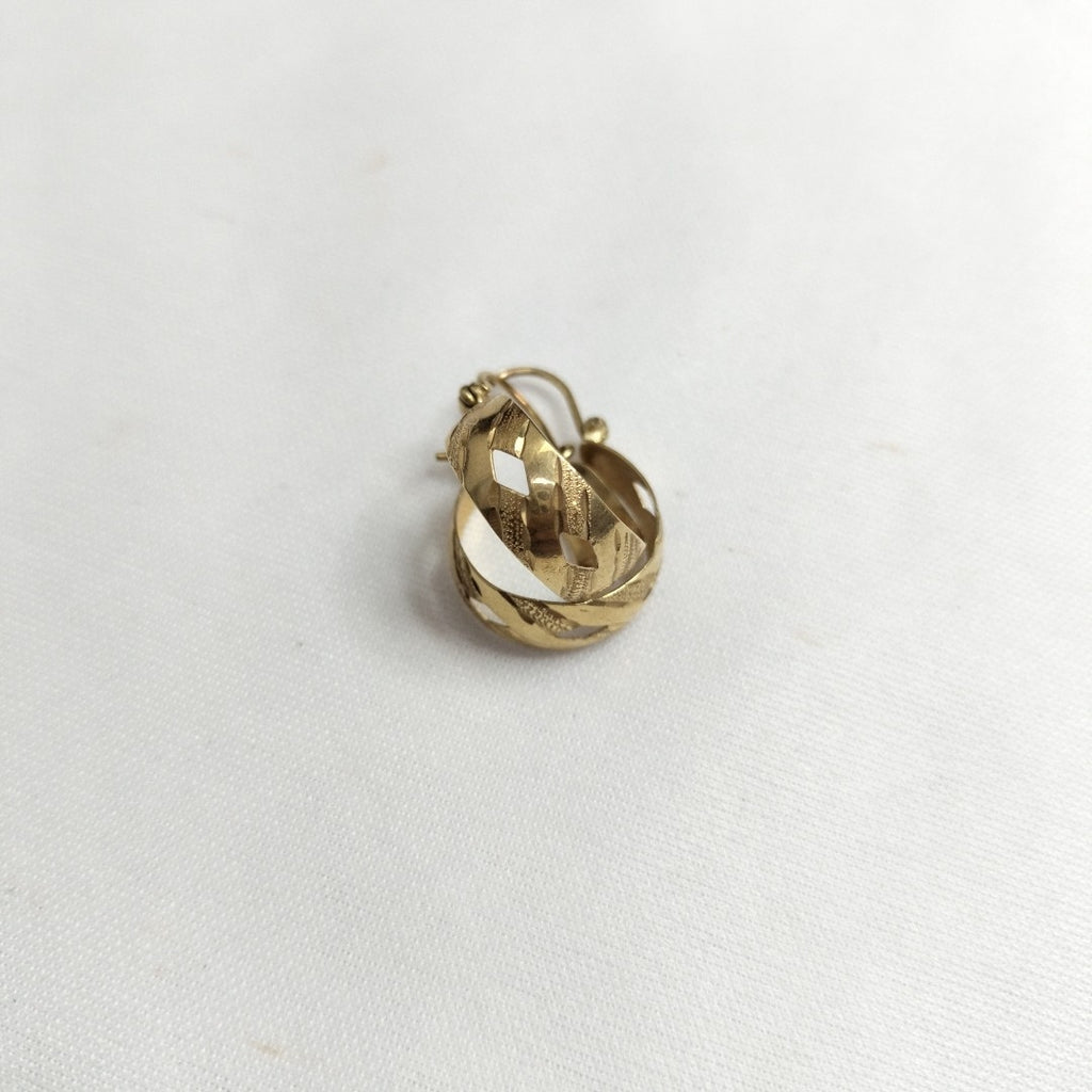 ARETES PAR ORO 14 K 2,40 GRMS (SEMINUEVO)