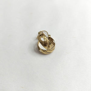 ARETES PAR ORO 14 K 2,40 GRMS (SEMINUEVO)