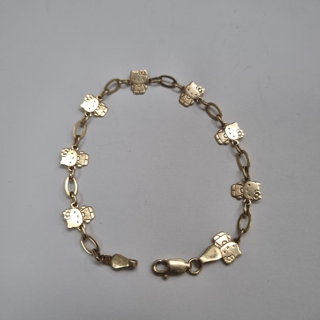 PULSERA ORO 14 K 3.2 GRMS (SEMINUEVO)