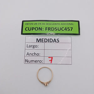 ANILLO ORO 14 K 1,50 GRMS (SEMINUEVO)