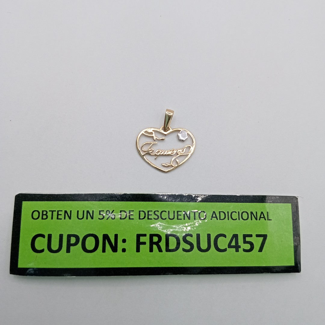 DIJE ORO COMBINADO 10 K 0.6 GRMS (SEMINUEVO)
