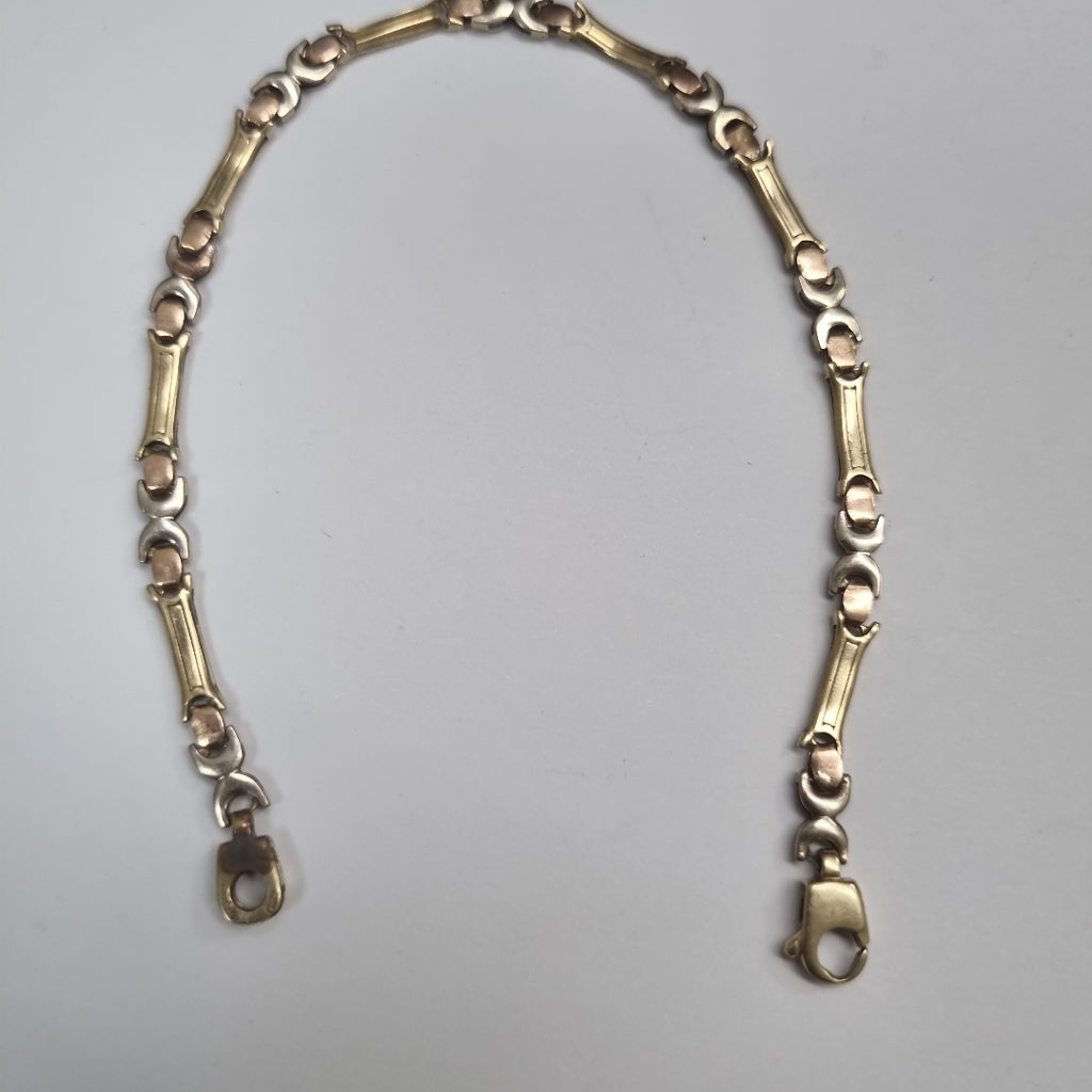 PULSERA ORO,ORO COMBINADO 10 K 5,00 GRMS (SEMINUEVO)