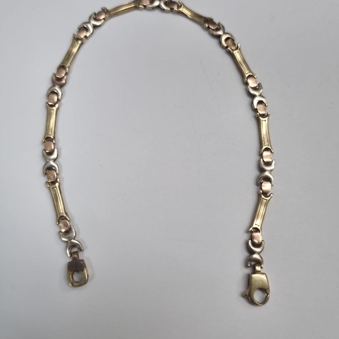 PULSERA ORO,ORO COMBINADO 10 K 5,00 GRMS (SEMINUEVO)