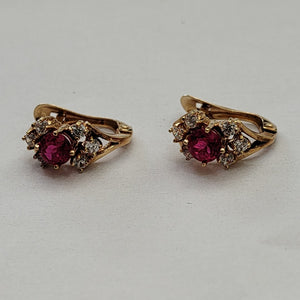 BROQUELES PAR ORO 14 K 2.8 GRMS (SEMINUEVO)