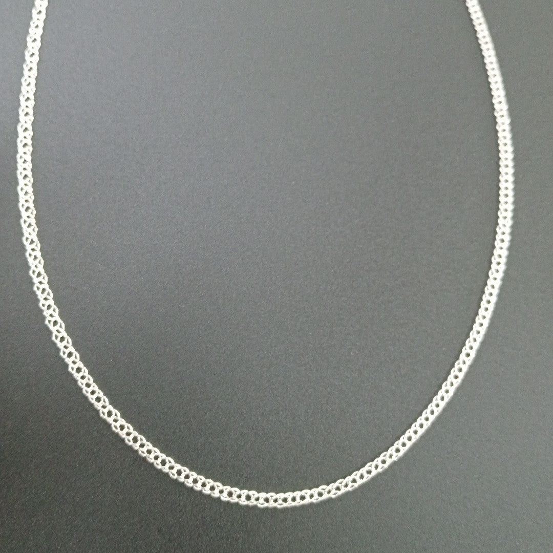 CADENA DOBLE ESLABON PLATA .925 50 CM 3.63 GR (NUEVO)