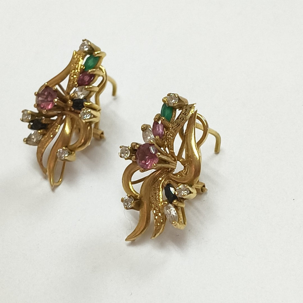ARETES PAR ORO 14 K 5,80 GRMS (SEMINUEVO)