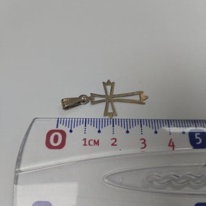 CRUZ, DIJE ORO 10 K 0.8 GRMS (SEMINUEVO)