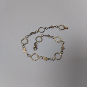 PULSERA ORO COMBINADO 10 K 3 GRMS (SEMINUEVO)