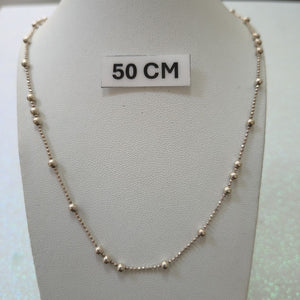 CADENA PLATA 4,50 GRMS (SEMINUEVO)