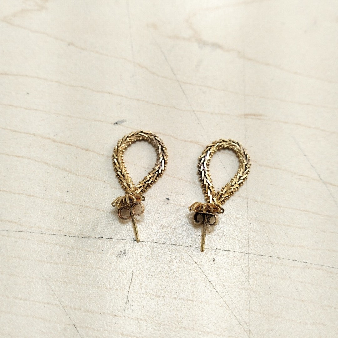 ARETES PAR ORO 10 K 4.6 GRMS (SEMINUEVO)