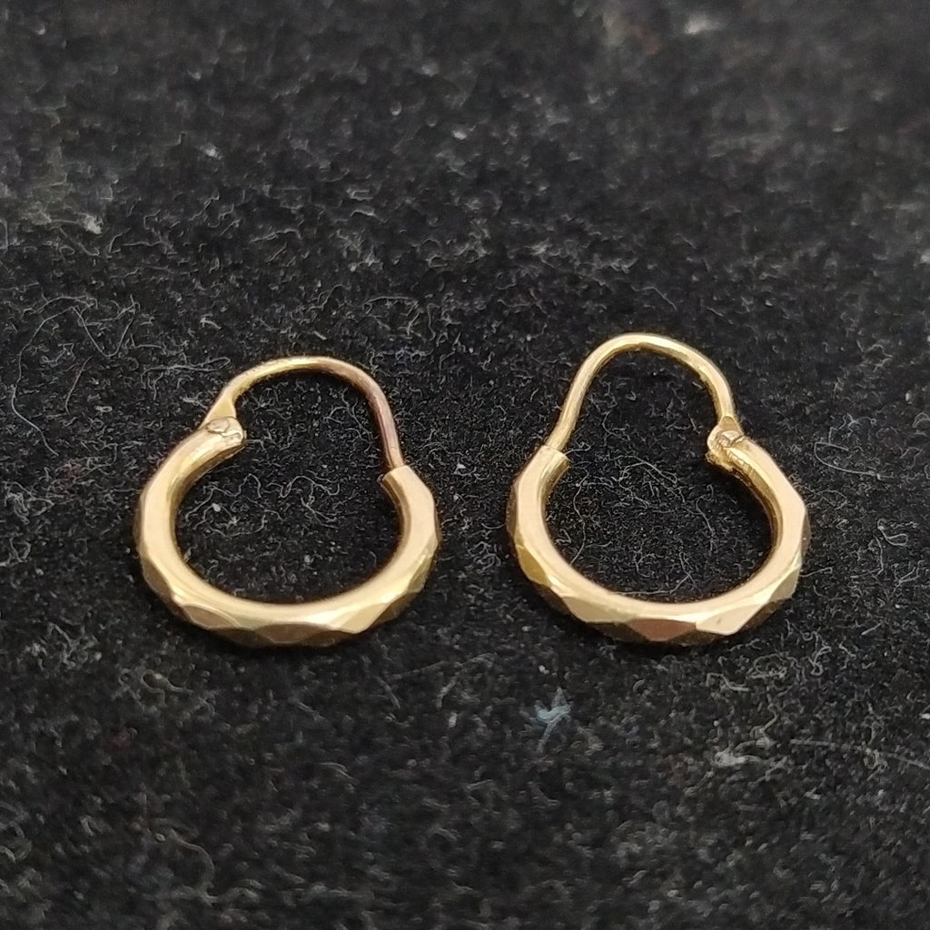 ARRACADAS PAR ORO 14 K 0,90 GRMS (SEMINUEVO)