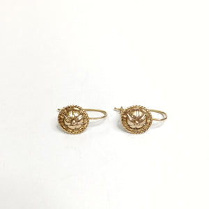 ARETES PAR ORO 8 K 3 GRMS (SEMINUEVO)