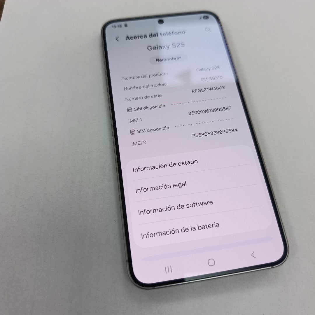 CELULAR SAMSUNG GALAXY S25 SM-S9310 (2025) 256 GB 12 GB RAM (SEMINUEVO)