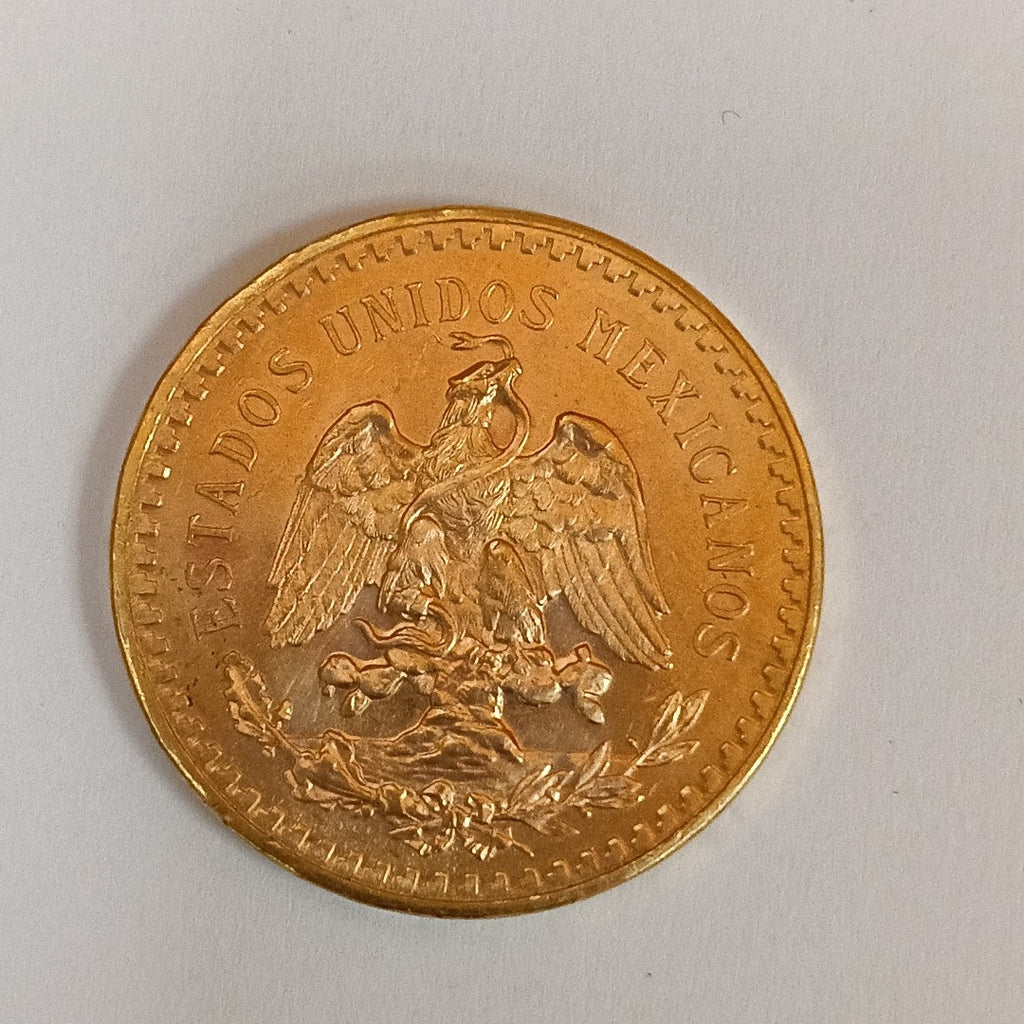 K1 41,60 GRMS 21 K IDENTIFICACIÓN MONEDA NOMINATIVA MONEDAS PESOS 50 PESOS (SEMINUEVO)