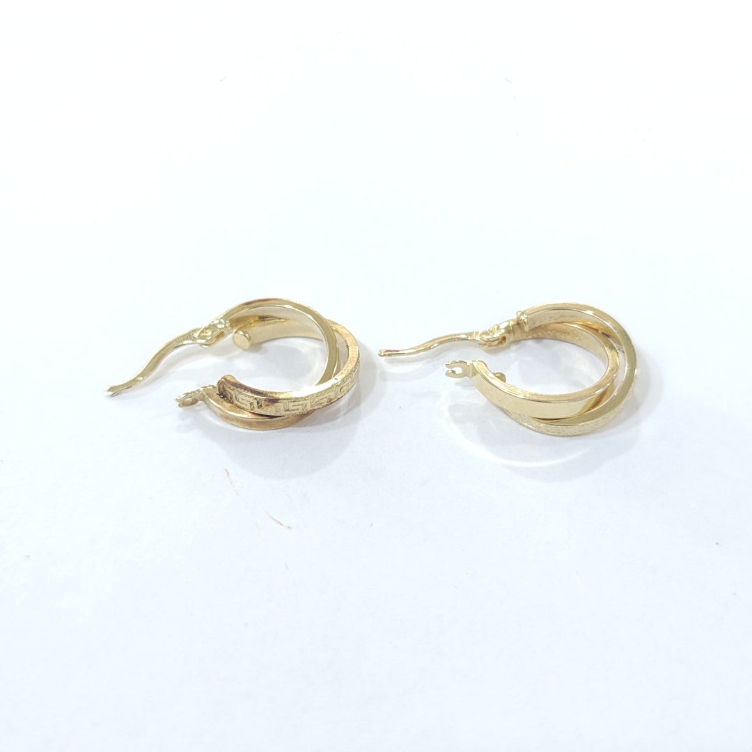 ARRACADAS PAR ORO 14 K 2.5 GRMS (SEMINUEVO)