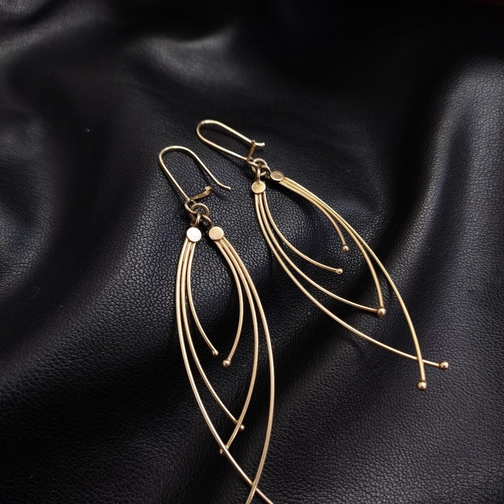 ARETES PAR ORO 14 K 5,40 GRMS (SEMINUEVO)