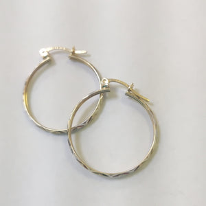 ARRACADAS PAR ORO 14 K 1.7 GRMS (SEMINUEVO)