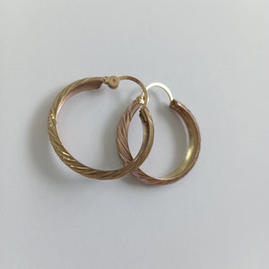 ARRACADAS PAR ORO 10 K 2.4 GRMS (SEMINUEVO)
