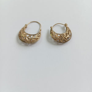 ARRACADAS PAR ORO 10 K 2.8 GRMS (SEMINUEVO)