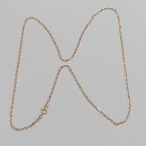 CADENAS TEJIDO GUCHI ORO 10K 60 CM 3.1 GR (NUEVO)