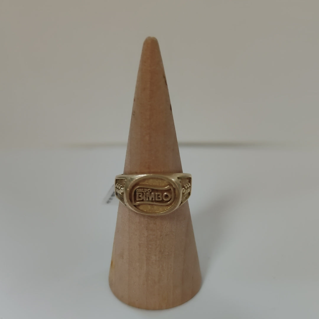 ANILLO CONMEMORATIVO ORO 14 K 10.2 GRMS (SEMINUEVO)