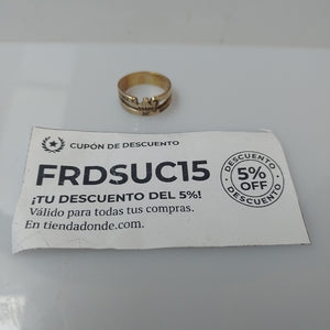 ANILLO DE GRADUACIÓN ORO 14 K 5 GRMS (SEMINUEVO)