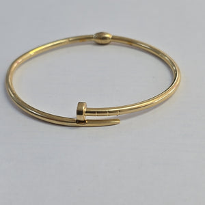 PULSERA RIGIDA ORO 14 K 8.8 GRMS (SEMINUEVO)