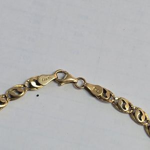 PULSERA ORO 14 K 4.6 GRMS (SEMINUEVO)