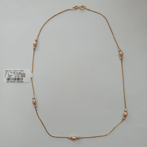 GARGANTILLA ORO COMBINADO 14 K 4,90 GRMS (SEMINUEVO)
