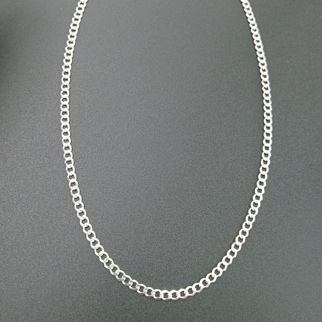 CADENA BARBADA PLATA .925 50 CM 7.22 GR (NUEVO)