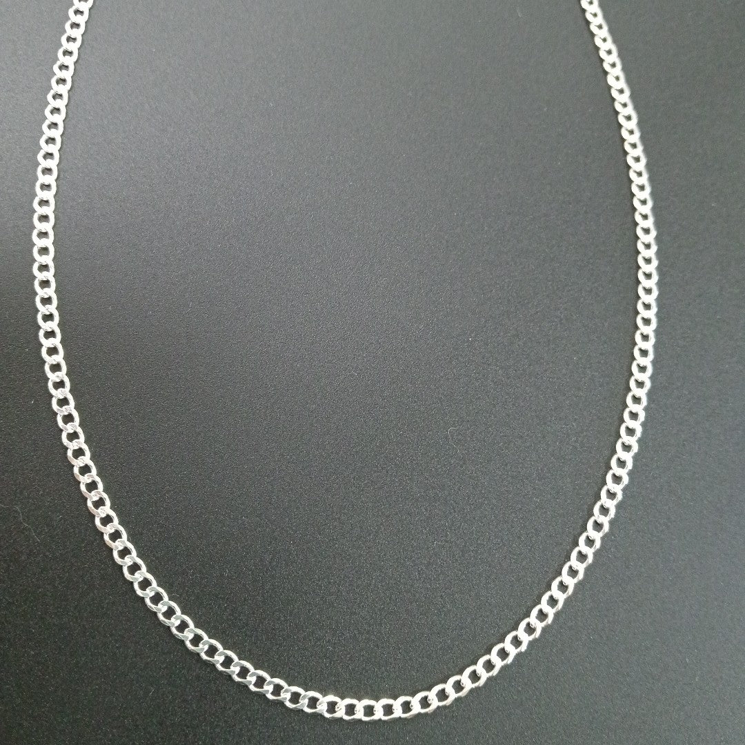 CADENA BARBADA PLATA .925 60 CM 9.42 GR (NUEVO)