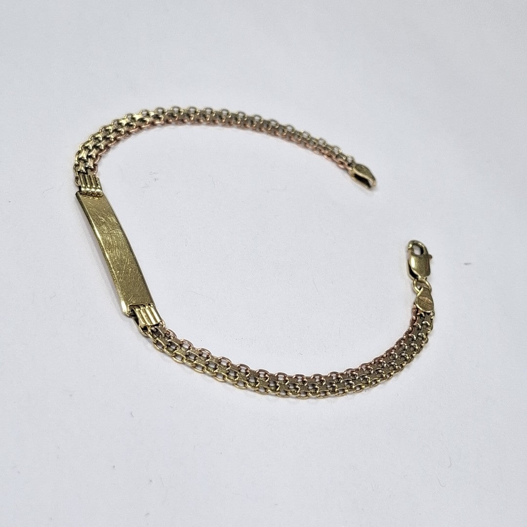 ESCLAVA ORO,ORO COMBINADO 14 K 6,50 GRMS (SEMINUEVO)