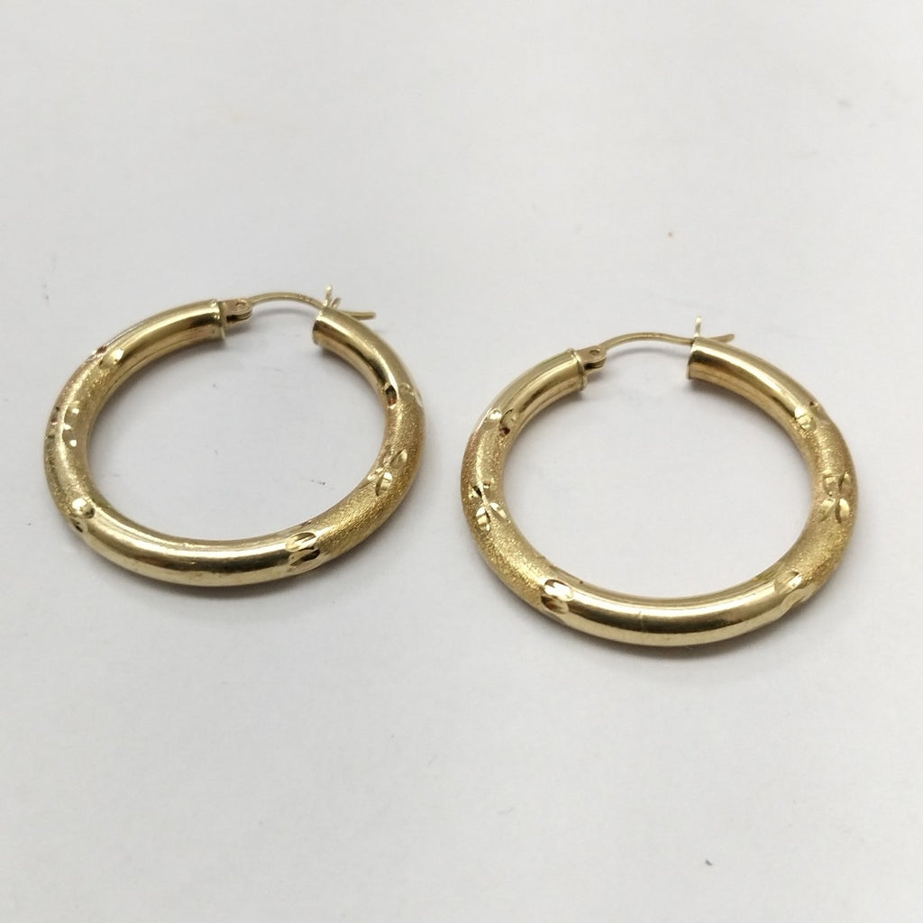 ARRACADAS PAR ORO 14 K 4.8 GRMS (SEMINUEVO)