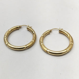 ARRACADAS PAR ORO 14 K 4.8 GRMS (SEMINUEVO)