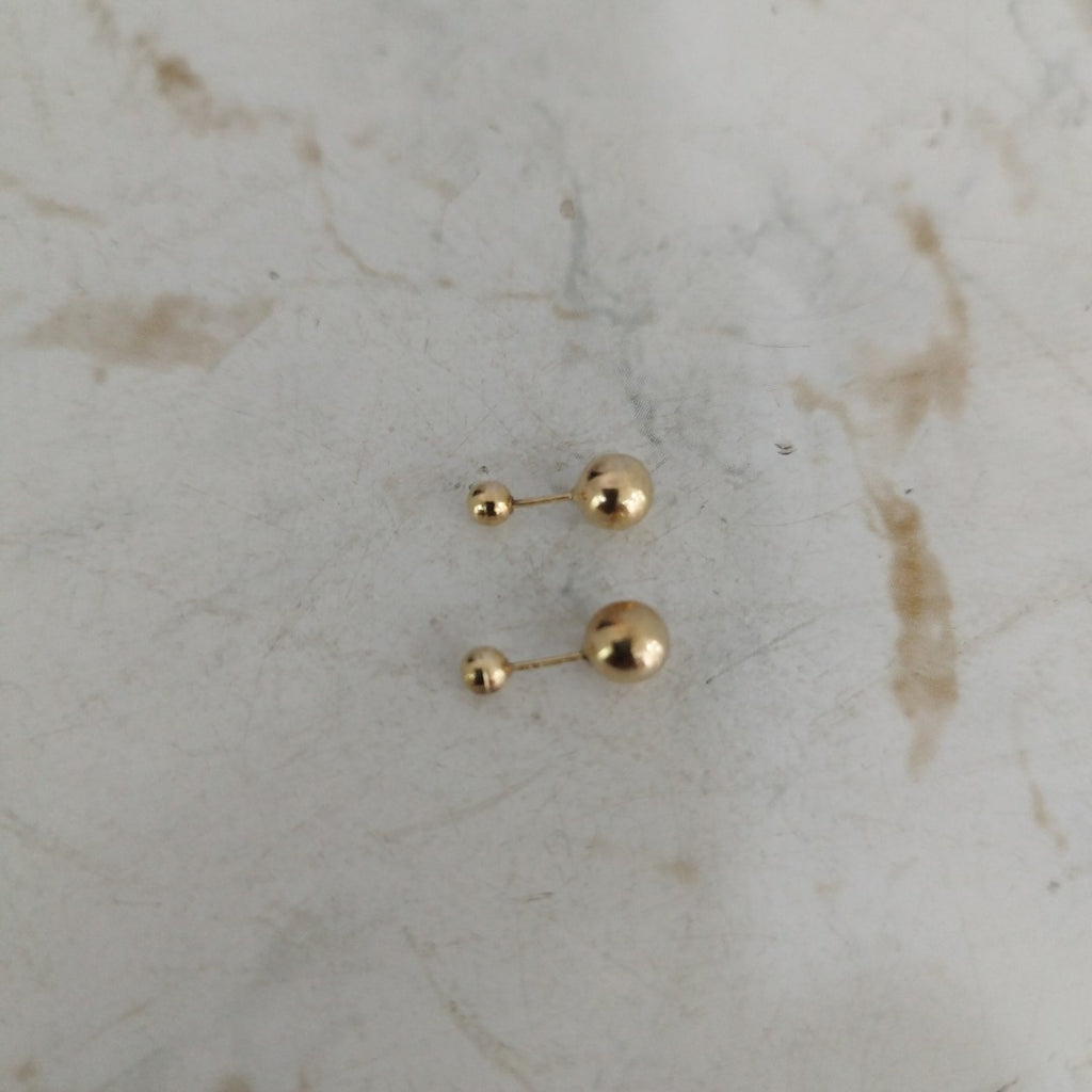 BROQUELES PAR ORO 14 K 1.6 GRMS (SEMINUEVO)