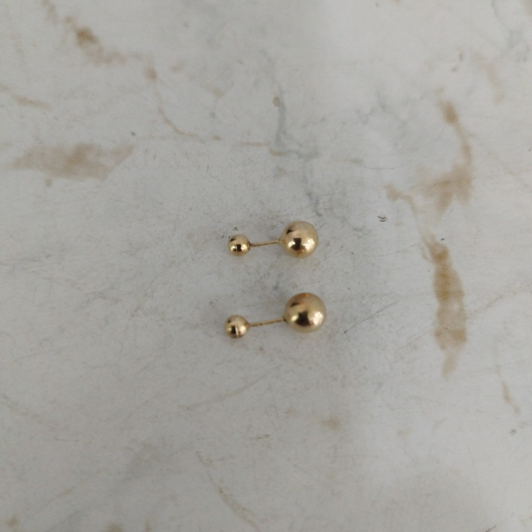 BROQUELES PAR ORO 14 K 1.6 GRMS (SEMINUEVO)
