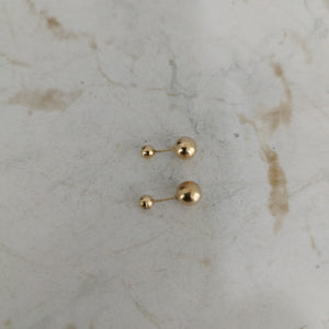 BROQUELES PAR ORO 14 K 1.6 GRMS (SEMINUEVO)