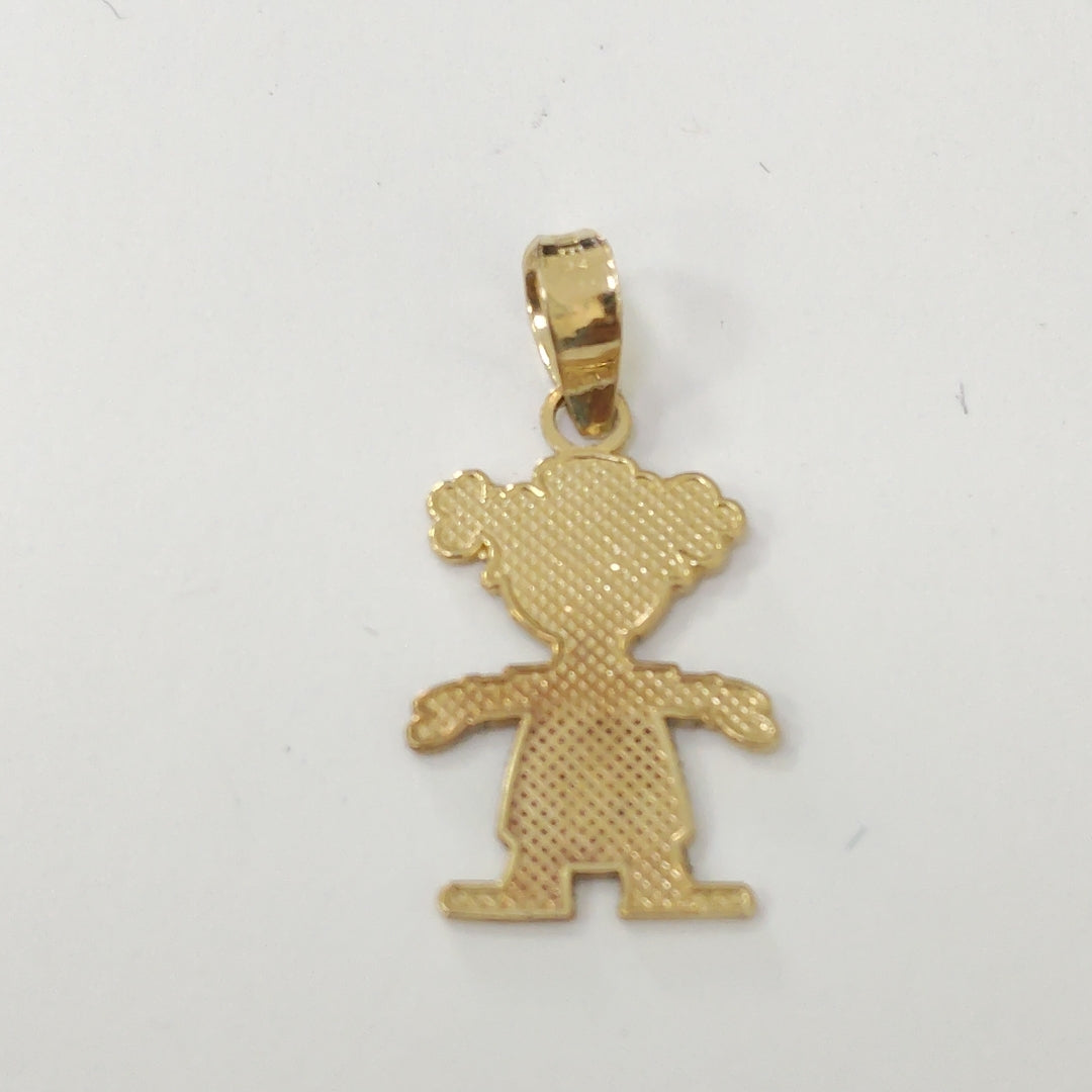 DIJE, MEDALLA RELIGIOSA ORO 10 K 0.8 GRMS (SEMINUEVO)