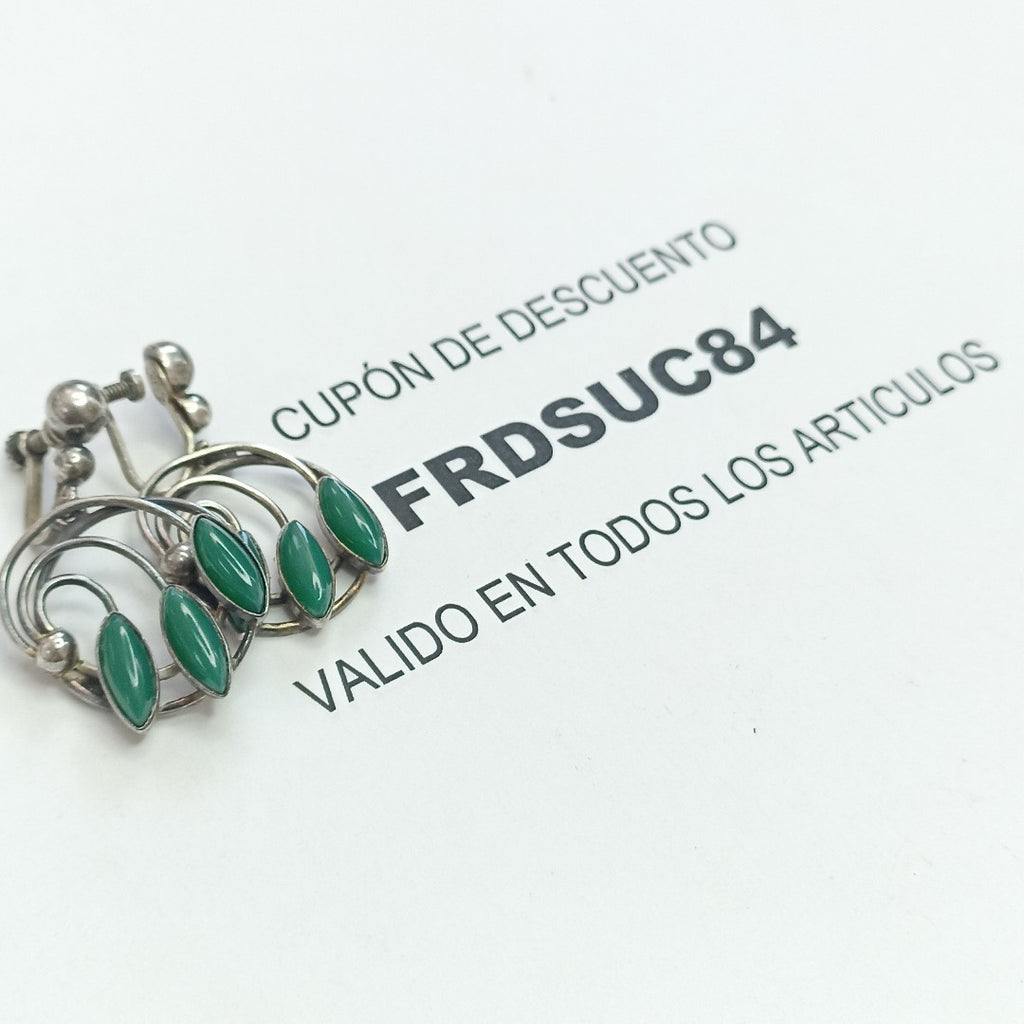 ARETES PAR PLATA 9,50 GRMS (SEMINUEVO)