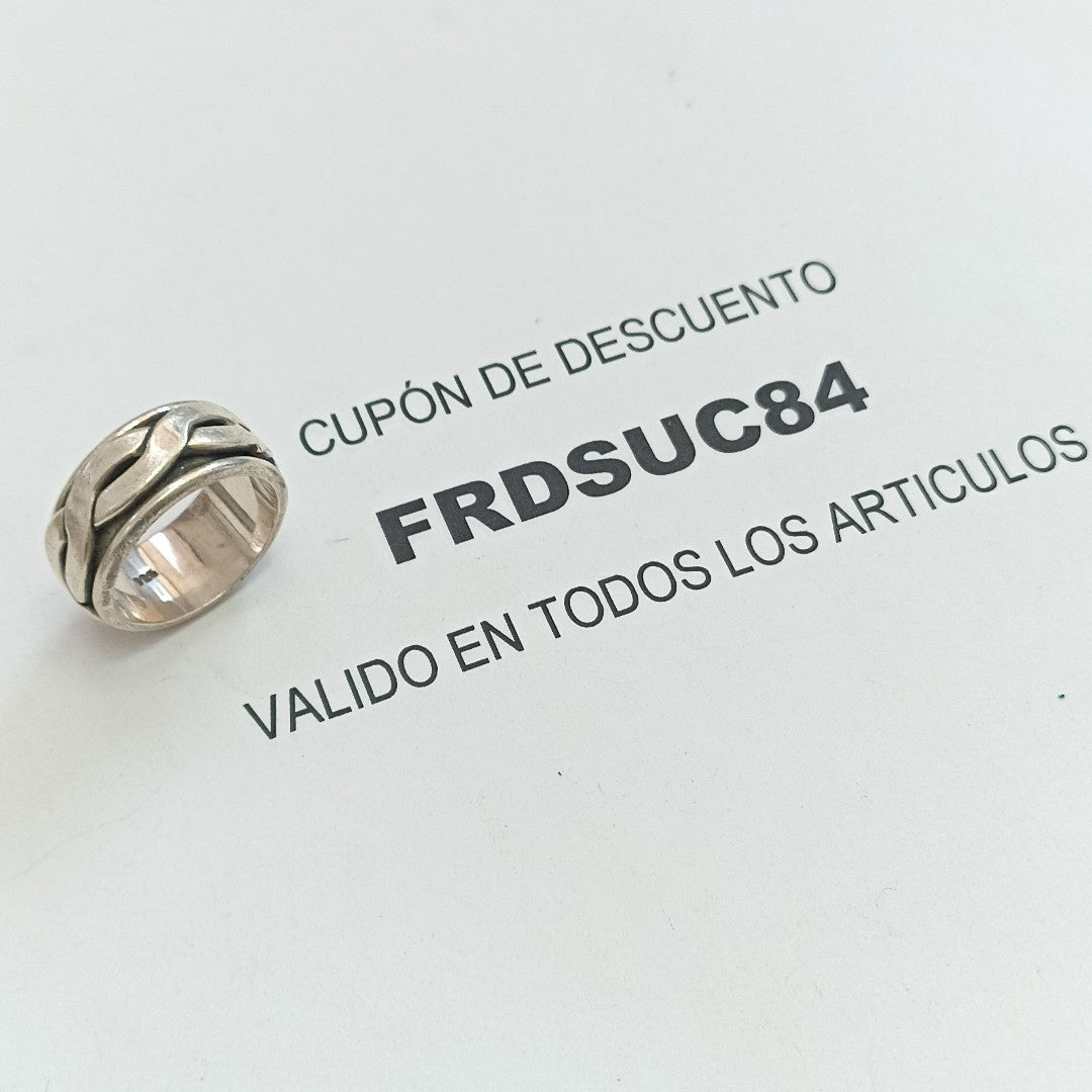 ANILLO PLATA 10,20 GRMS (SEMINUEVO)