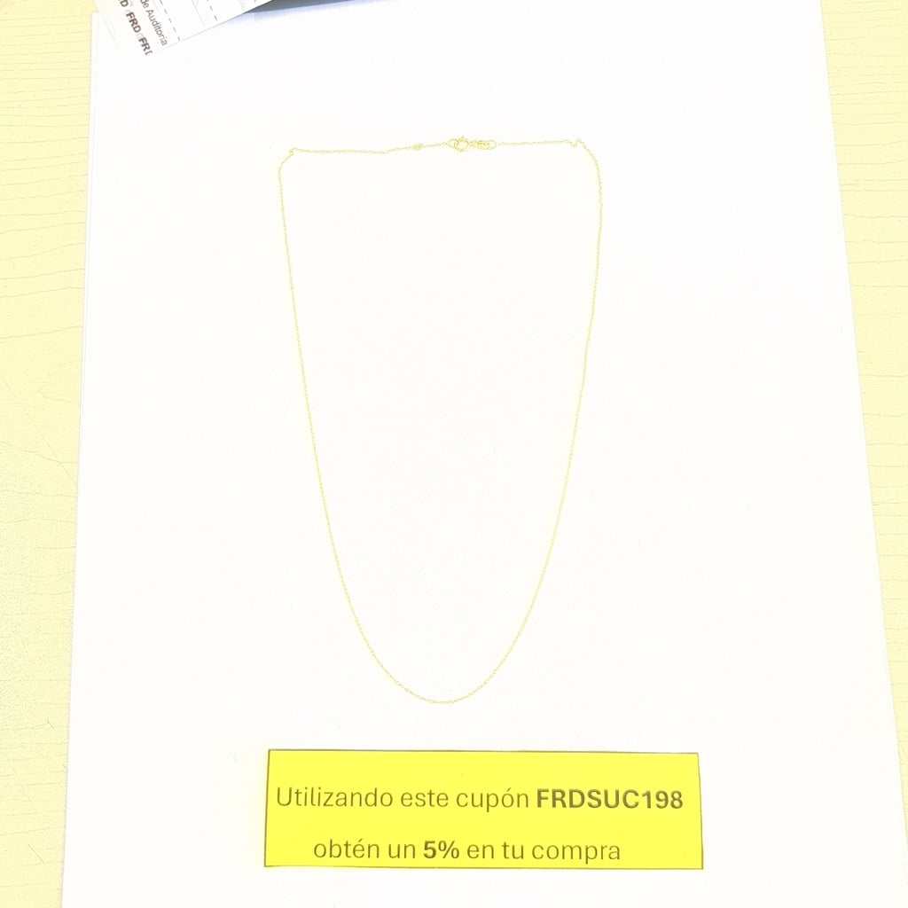 CADENA ORO 10 K 0.5 GRMS (SEMINUEVO)