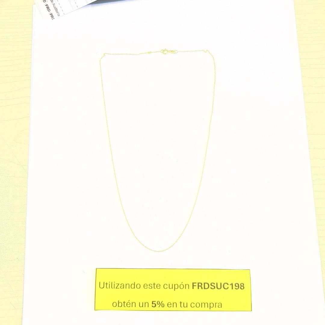 CADENA ORO 10 K 0.5 GRMS (SEMINUEVO)