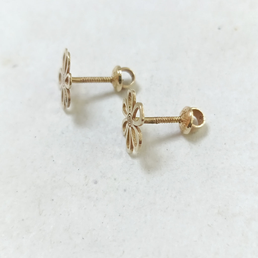 BROQUELES PAR ORO 14 K 0.6 GRMS (SEMINUEVO)
