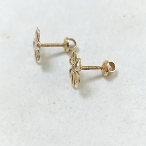 BROQUELES PAR ORO 14 K 0.6 GRMS (SEMINUEVO)