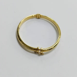 PULSERA RIGIDA ORO 14 K 5,30 GRMS (SEMINUEVO)