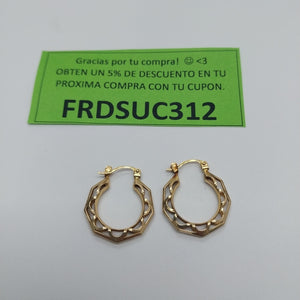 ARRACADAS PAR ORO 10 K 1.8 GRMS (SEMINUEVO)