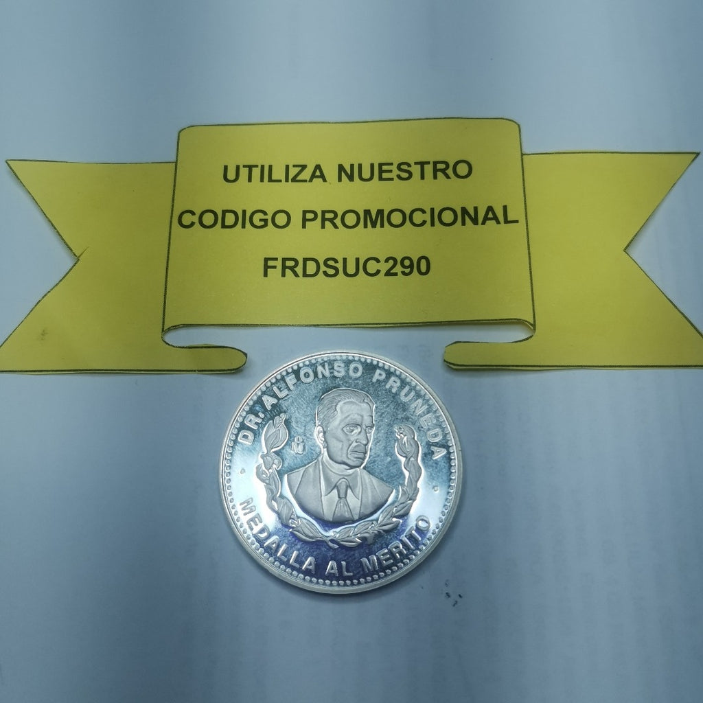 MEDALLA CONMEMORATIVA PLATA 16.9 GRMS (SEMINUEVO)